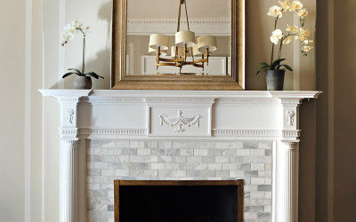 MARBLE FIREPLACE FACELIFT