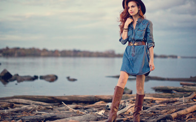 THE DENIM SHIRT DRESS