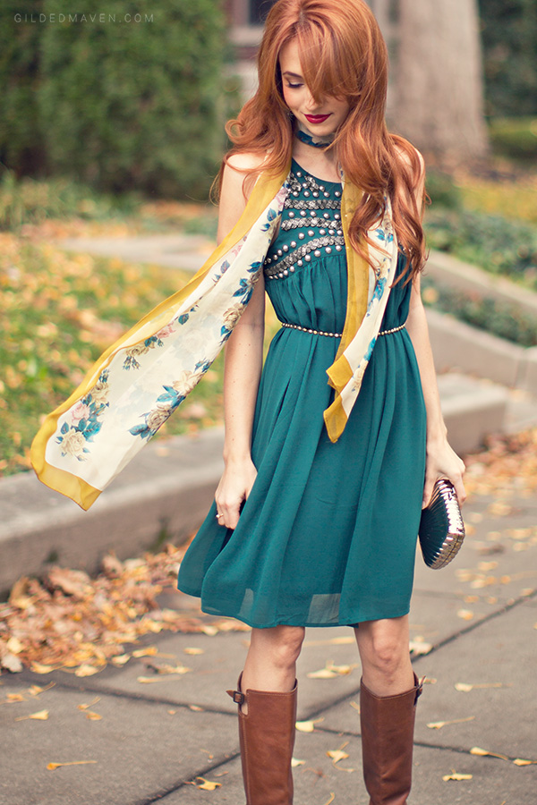 Tips on how to make your party dresses more casual so you can wear them all season! --> gildedmaven.com