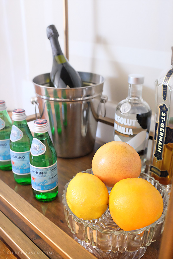 Tips on how to style the perfect Bar Cart! 