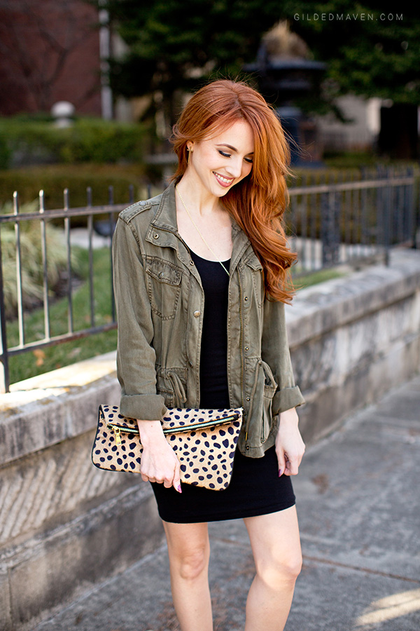 The best green army jacket! Love this outfit!