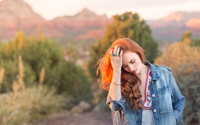 FALL FRINGE & the SEDONA SUNSET