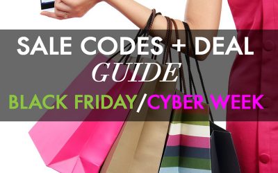 BLACK FRIDAY Coupon Codes & CYBER WEEK 2017