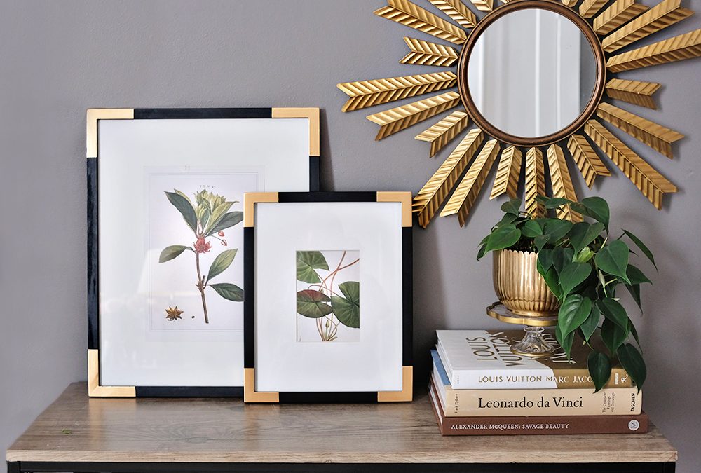 Designer GILDED PICTURE FRAME DIY