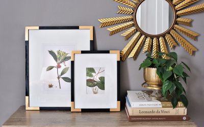 Designer GILDED PICTURE FRAME DIY